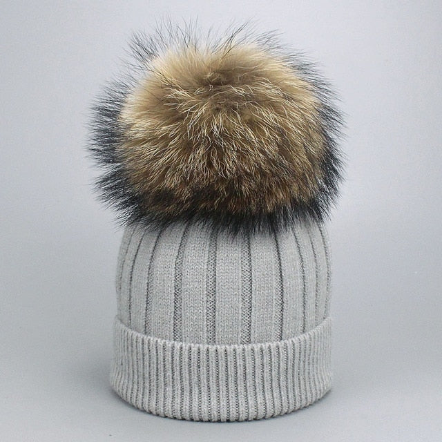 Fall/Winter Wool Beanie Cap
