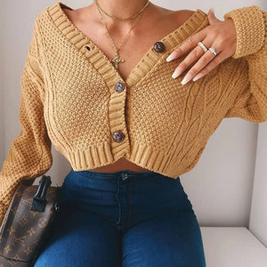 New Fashion Women Knitted Casual Cardigan