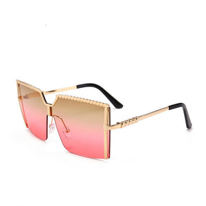 Oversized Square Sunglasses Luxury