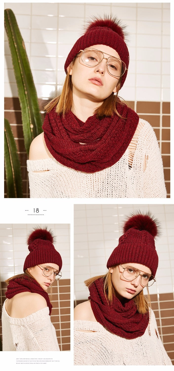 Fashion Winter Hat And Scarf