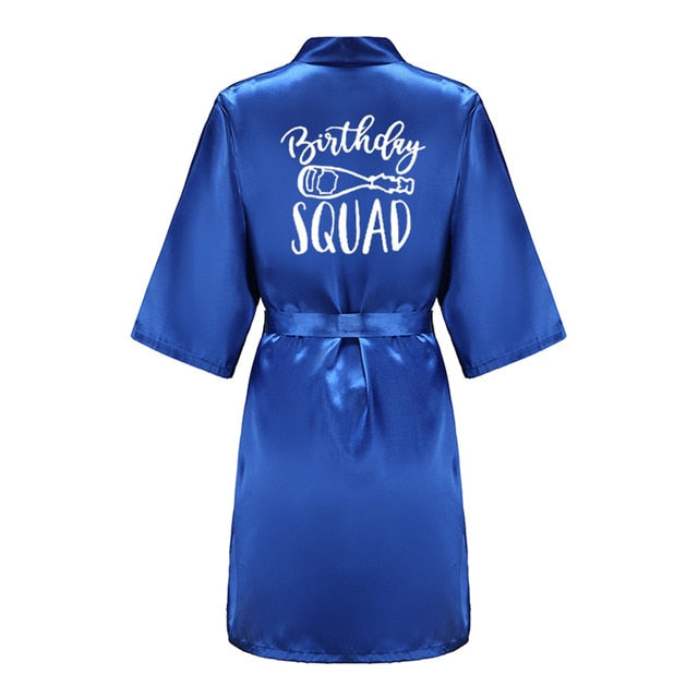 Birthday Queen&Squad Party Robe