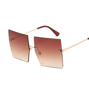 Luxury Rimless Sun Glasses